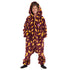 Snuggs Kids Blanket Onesie Dark Red Bolt